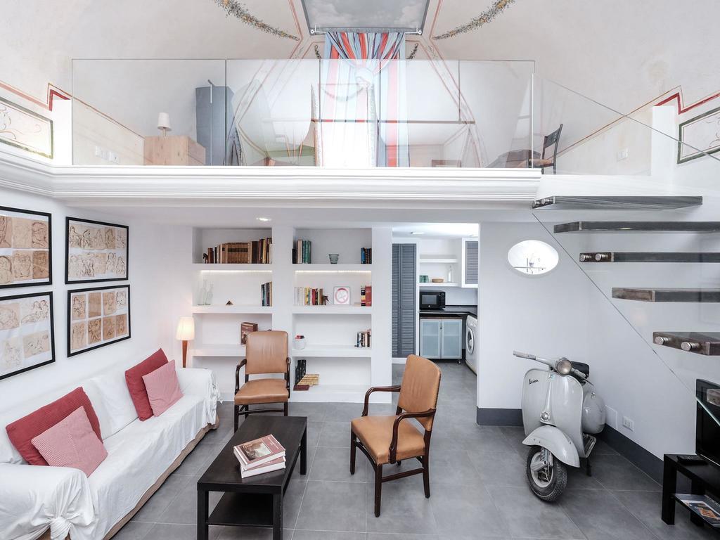 Ancient Trastevere Vespa Loft Apartment Rome Exterior photo